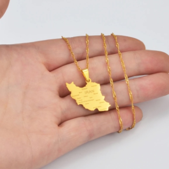 IRAN MAP Necklace - Picture 6 of 6